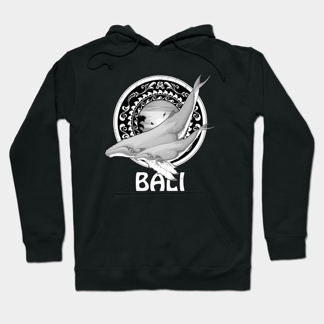 Humpback Whale Bali Indonesia Hoodie by NicGrayTees